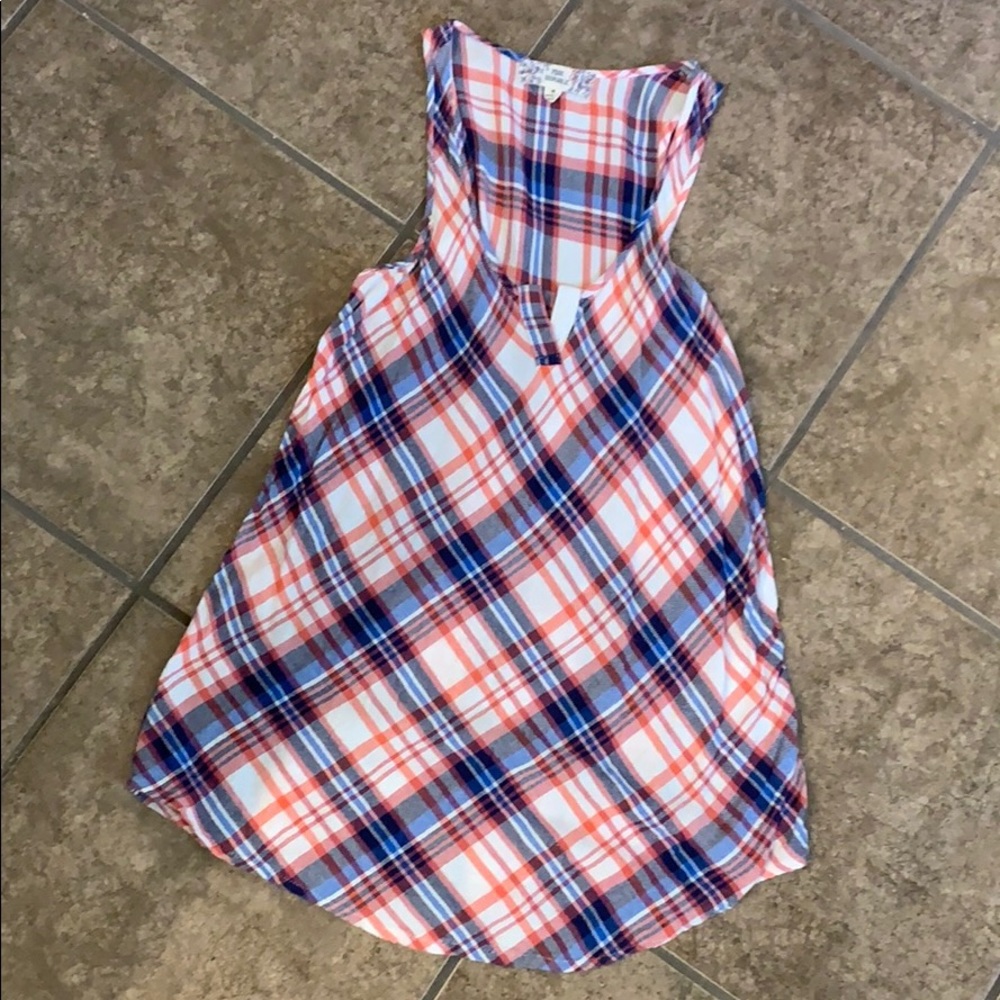 Pink Republic Red and Blue Tank